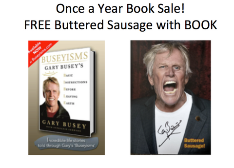 FREE Signed Buttered Sausage Photo with Signed & Personalized Book