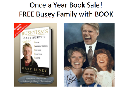 FREE Signed Busey Family Photo with Signed Book