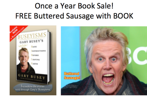 FREE Signed Buttered Sausage Photo with Signed & Personalized Book
